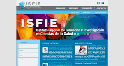 Desktop Screenshot of isfie.org