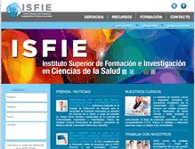 Tablet Screenshot of isfie.org